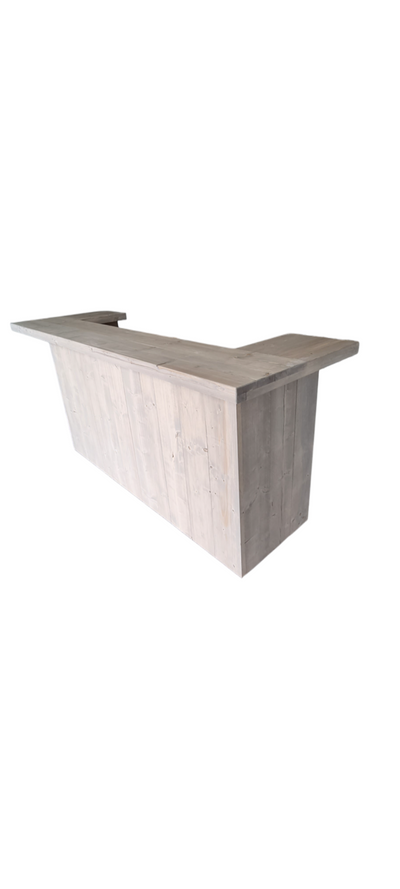 Bar Recht 240 cm Grey Licht