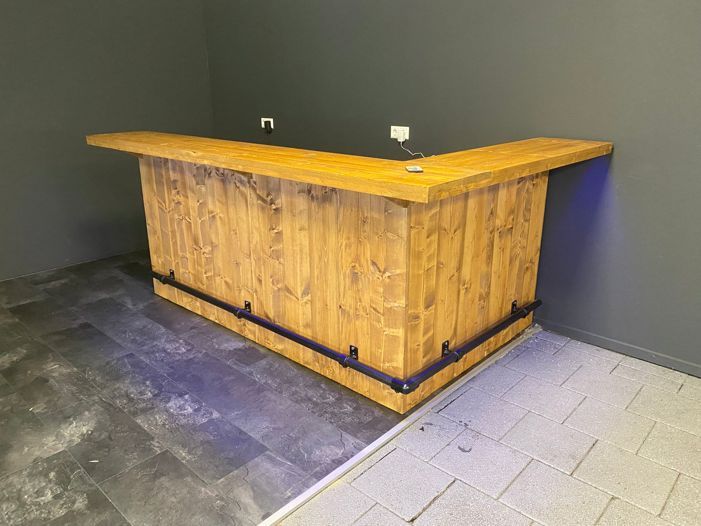 Bar L-vorm Standaard 250 x 160 cm