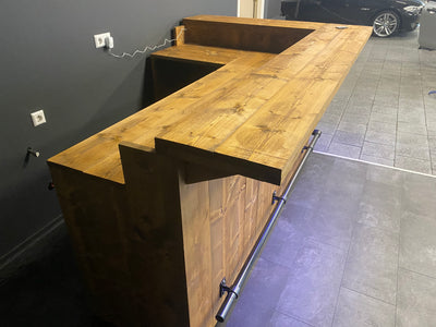 Bar L-vorm Standaard 250 x 160 cm